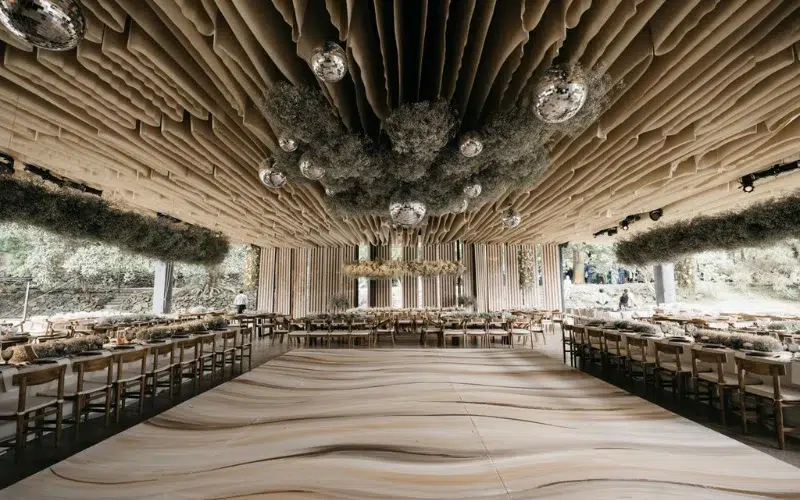 Jardines exuberantes en El Suspiro, Morelos, el escenario perfecto para bodas al aire libre.